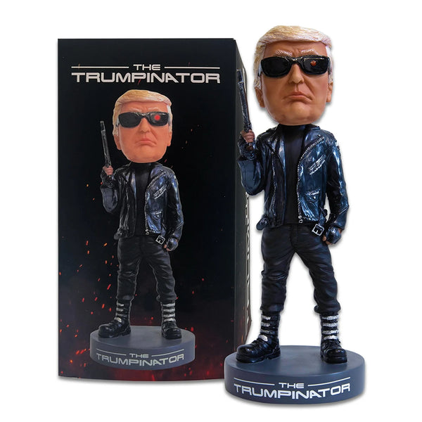 Donald Trump Collectibles - the Trumpinator: 2024 Bobblehead for Trump Supporters and Patriotic Americans | the #1 Gifts